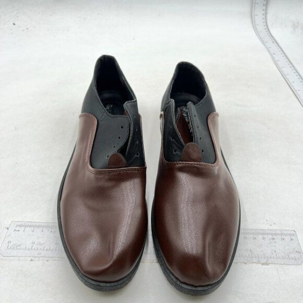 Men's Margin Oxford Brown Black Shoe - Picture 2 of 7